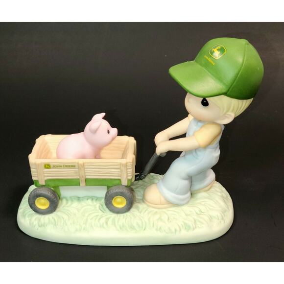 John Deere Precious Moments "A Friend is Someone Who Is Always There To Help" - Picture 1 of 12